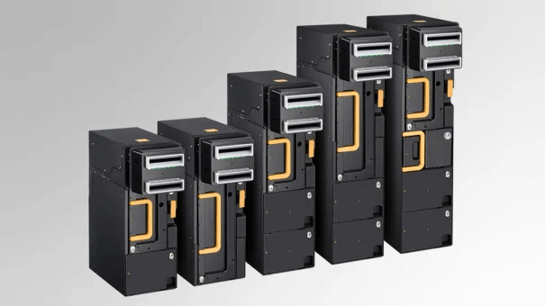 CI Note Line modular banknote acceptor module. Bill acceptor with deposit, recycling and dispense function.